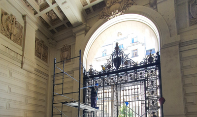 service-1 Trabajo en altura con andamio en edificio patrimonial de la Corte Suprema de Justicia, CABA